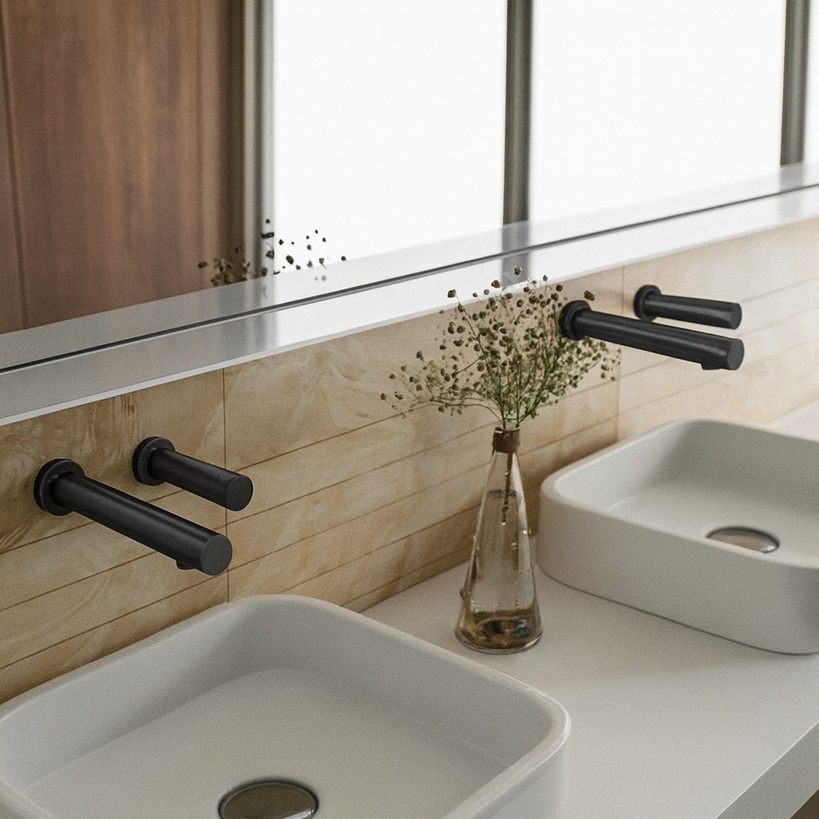 Hospital touchless faucets